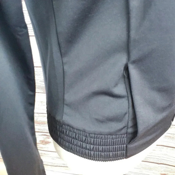 NWT Fabletics Womens Small 4-6 Black Christy Fleece Track Jacket - Picture 5 of 10